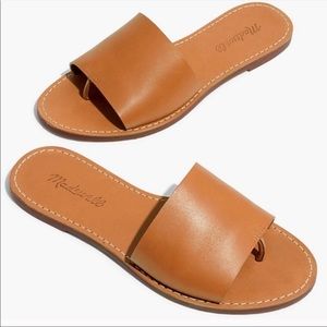 Madewell Camel Boardwalk Leather Sandals 6